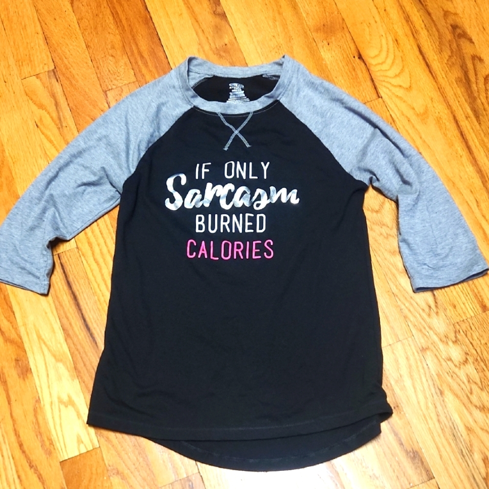 Women's XS 3/4 Sleeve Workout Top, EUC